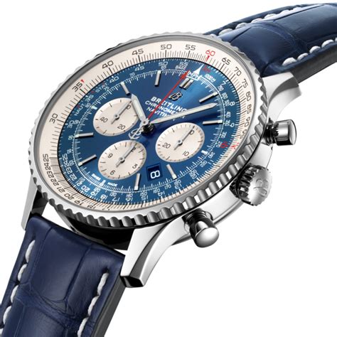 breitling navitimer blue black|breitling navitimer 1 41mm.